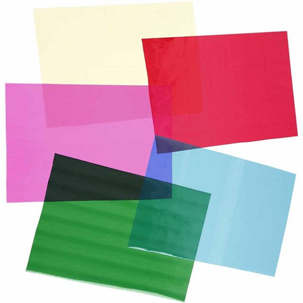 Creativ Company Cellophane Foil Sheets Colored A4 100pcs.