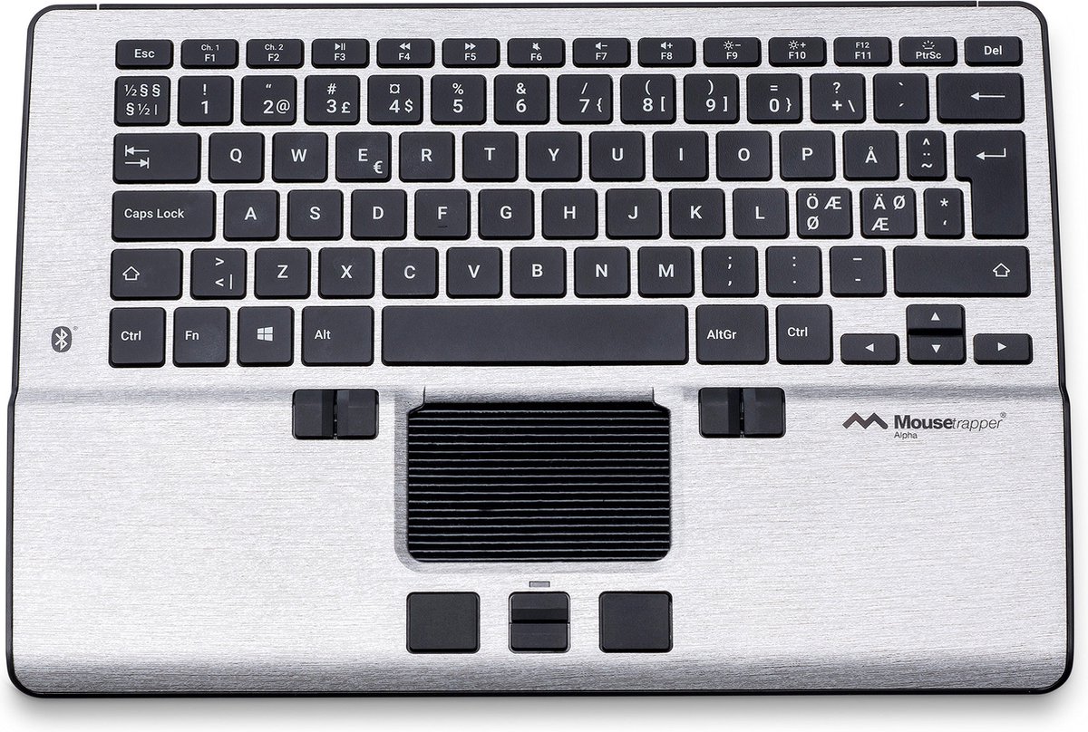 Mousetrapper Alpha - Tastatur - Nordisk - Sølv