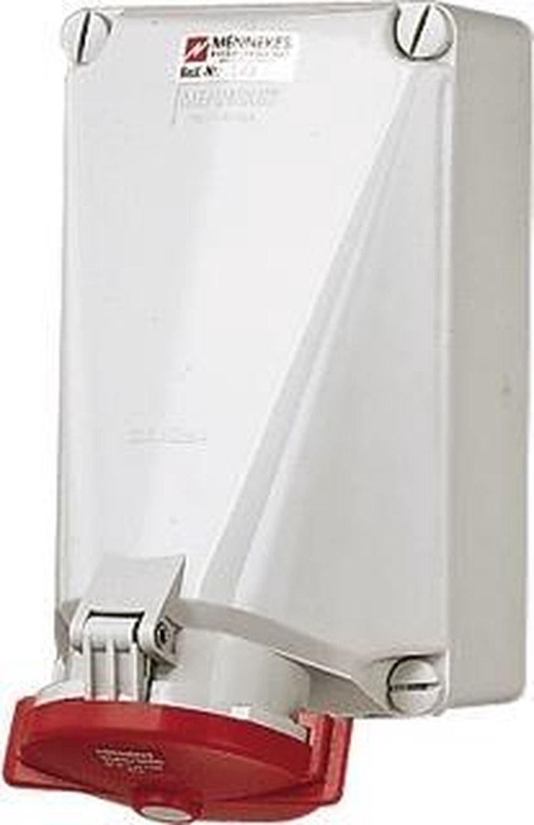 Mennekes CEE vægudtag 5 polet 125A 400V IP67 6H