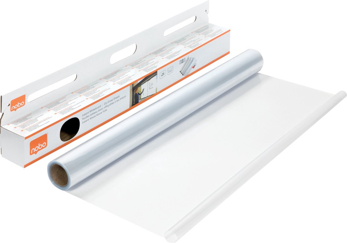 ACCO Brands Instant Whiteboard dry erase surface - 800 x 600 mm - clear (pack of 25)