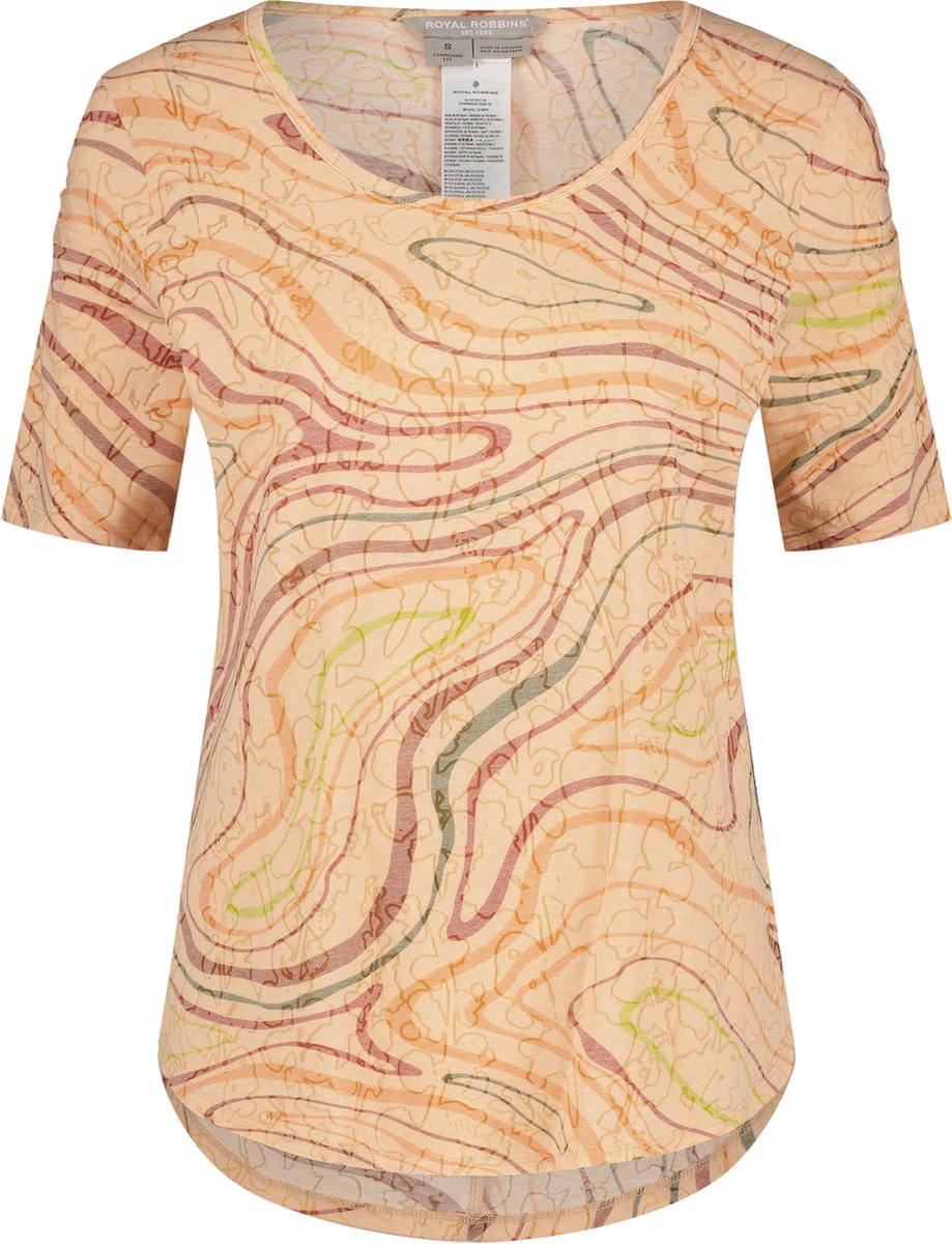 Federleichtes Scoop T-Shirt Damen Pazifischer Sonnenuntergang Tidal Pt S
