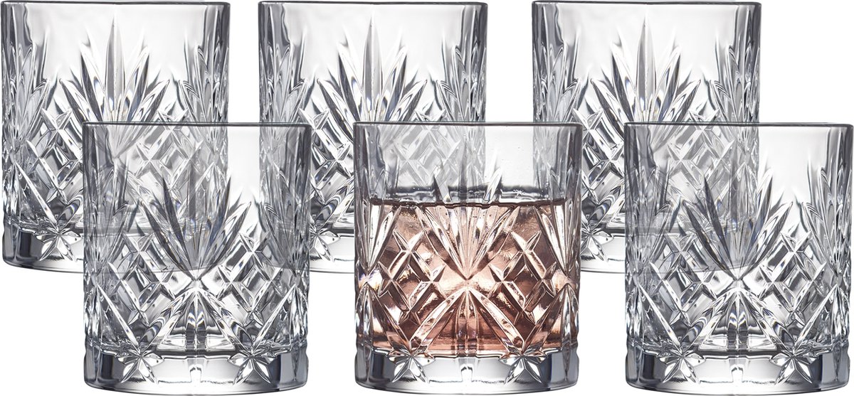 Lyngby Glas Krystal Melodia Vandglas - 23 cl - 6 stk.