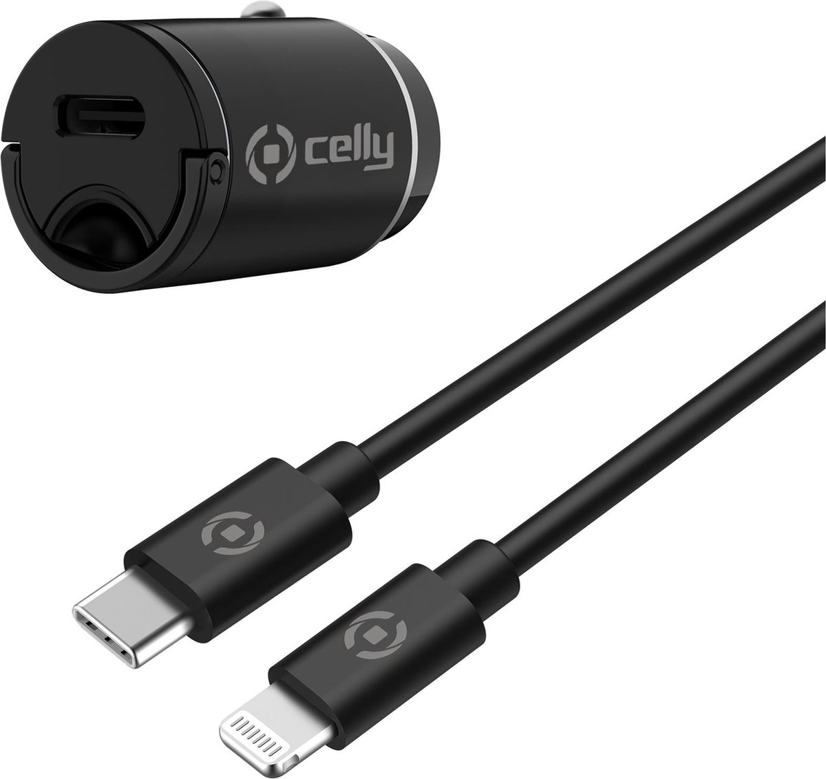 CELLY ProPower car power adapter - ultra compact - 24 pin USB-C - 20 Watt