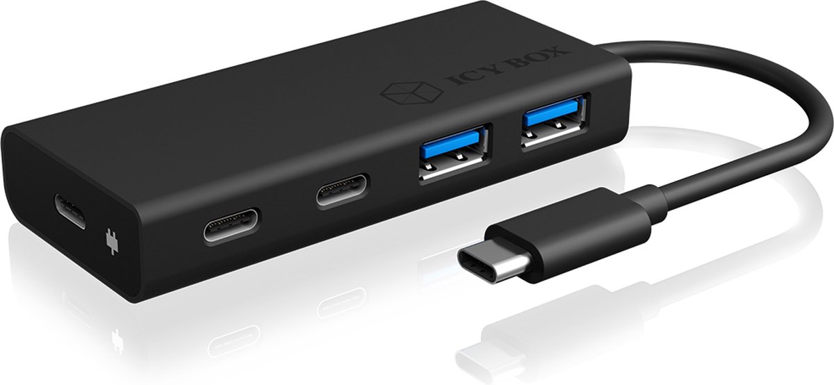 ICY BOX IB-HUB1426-CPD USB hub - USB 3.0 - 4 ports - Sort