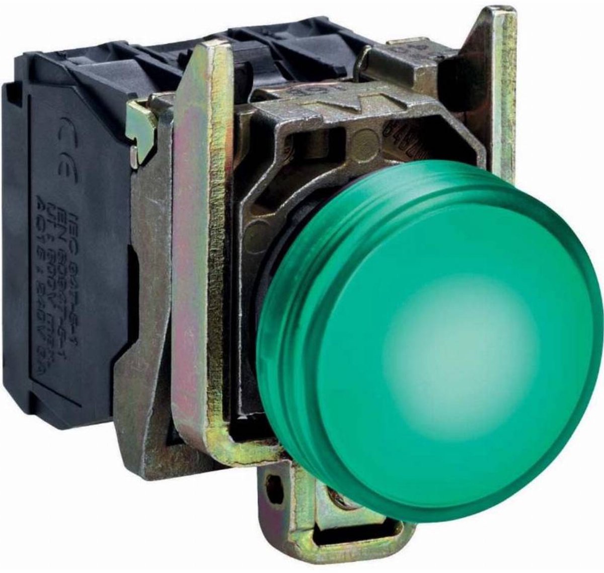 Schneider Electric Lampe komplet grøn 24 v ac/dc med led uden trafo