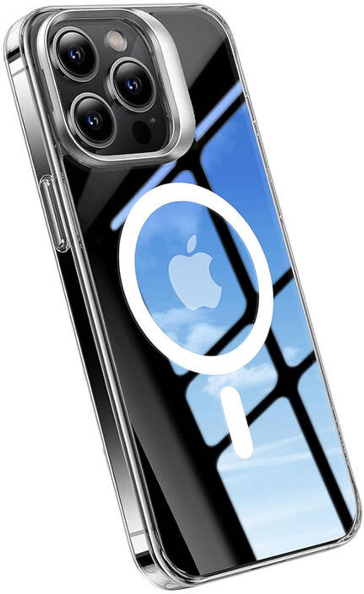 Torras Phone Case UPRO Lstand Clear-Mag for iPhone 15 (transparent)