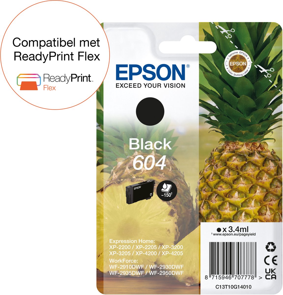 Epson 604 - black - original - ink cartridge