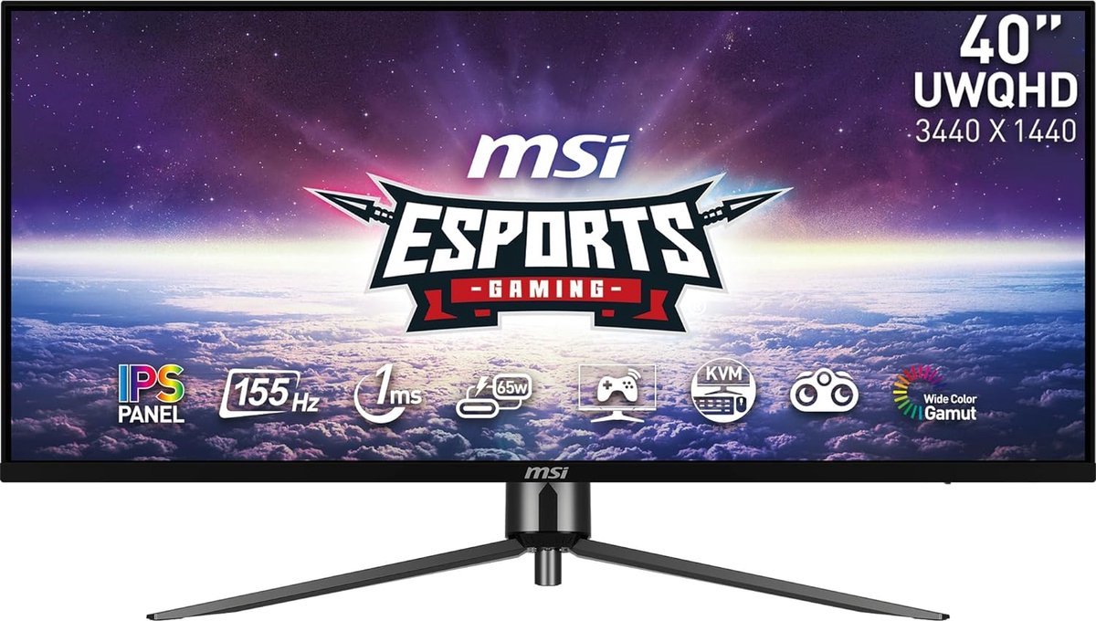 40" MSI MAG401QR - 3440x1440 - 155Hz - IPS