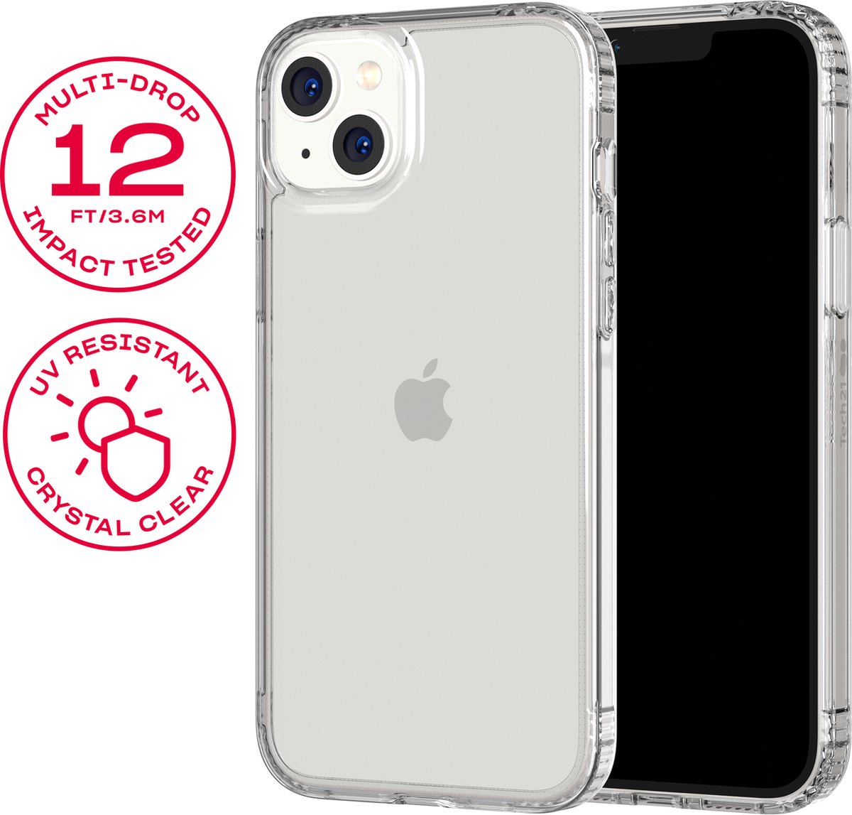 Tech21 Evo Clear iPhone 14 Plus Transparent