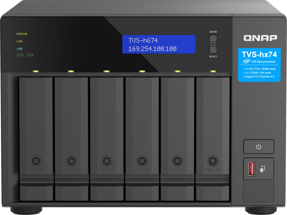 QNAP TVS-H674 - NAS-Server