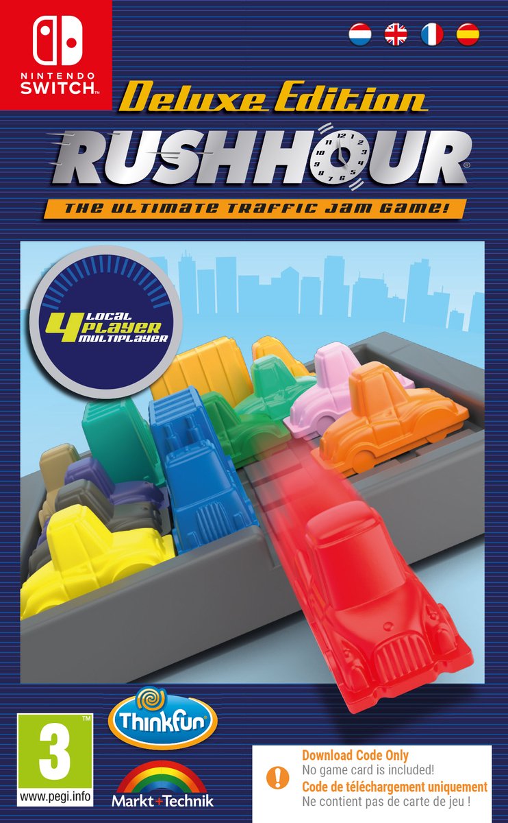 Rush Hour (Deluxe Edition) (Code in a Box) - Nintendo Switch - Puslespil