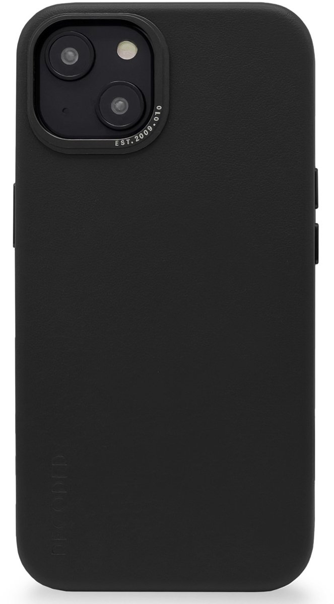 Decoded Leather Backcover for iPhone 14 Plus Black
