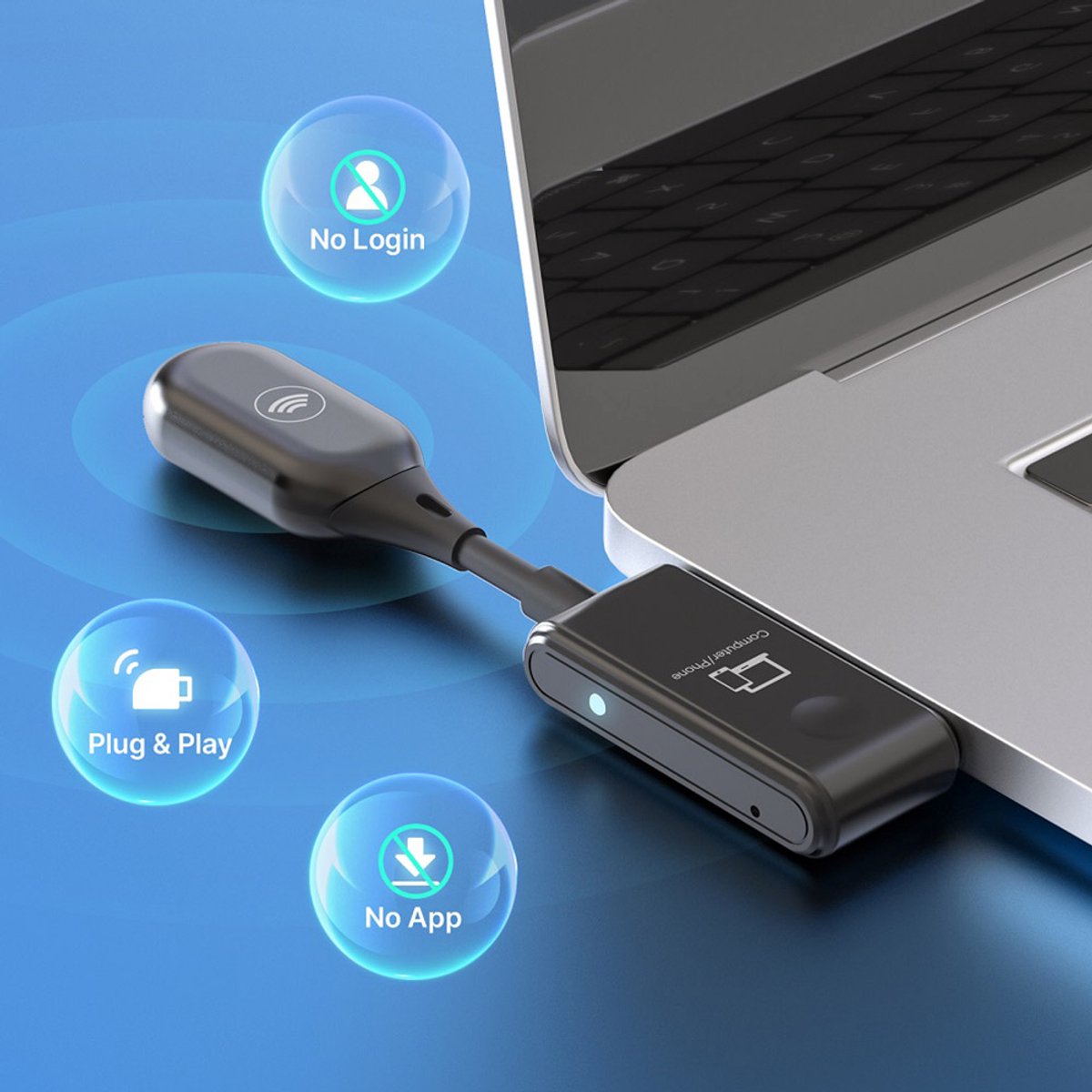 MINIX C1 Wireless USB-C to HDMI Video Transmitter