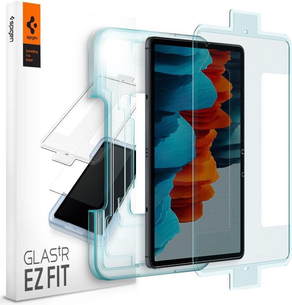 Spigen EZ Fit Glas.tR Slim 1 Pack - Samsung Galaxy Tab S8/S7