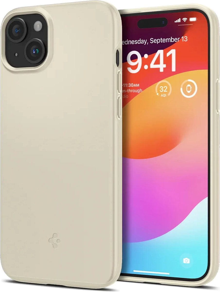 Spigen Thin Fit - mute beige - iPhone 15 Plus