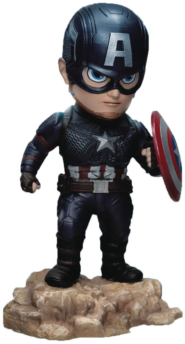 Beast Kingdom - Marvel: Avengers Endgame - Captain America Mini Egg Attack PVC Statue - Figur