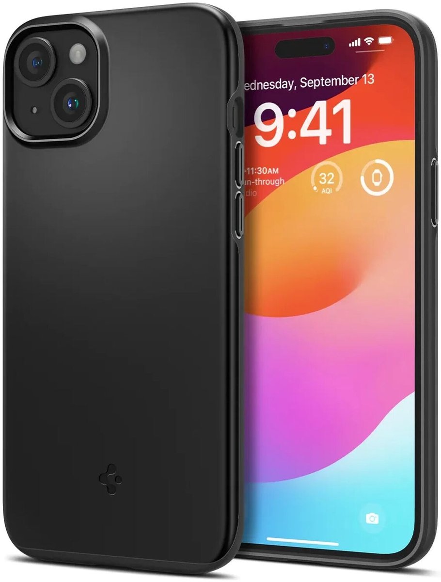 Spigen Thin Fit - black - iPhone 15 Plus