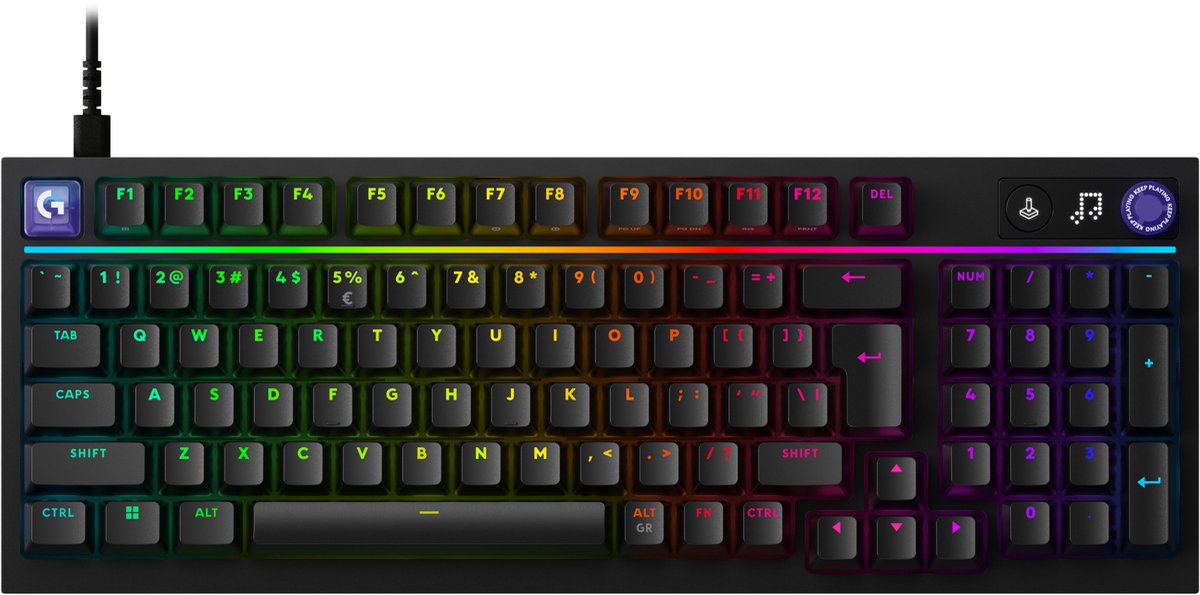 Logitech G G316 X 98 - Gaming Tastatur - Engelsk - Sort