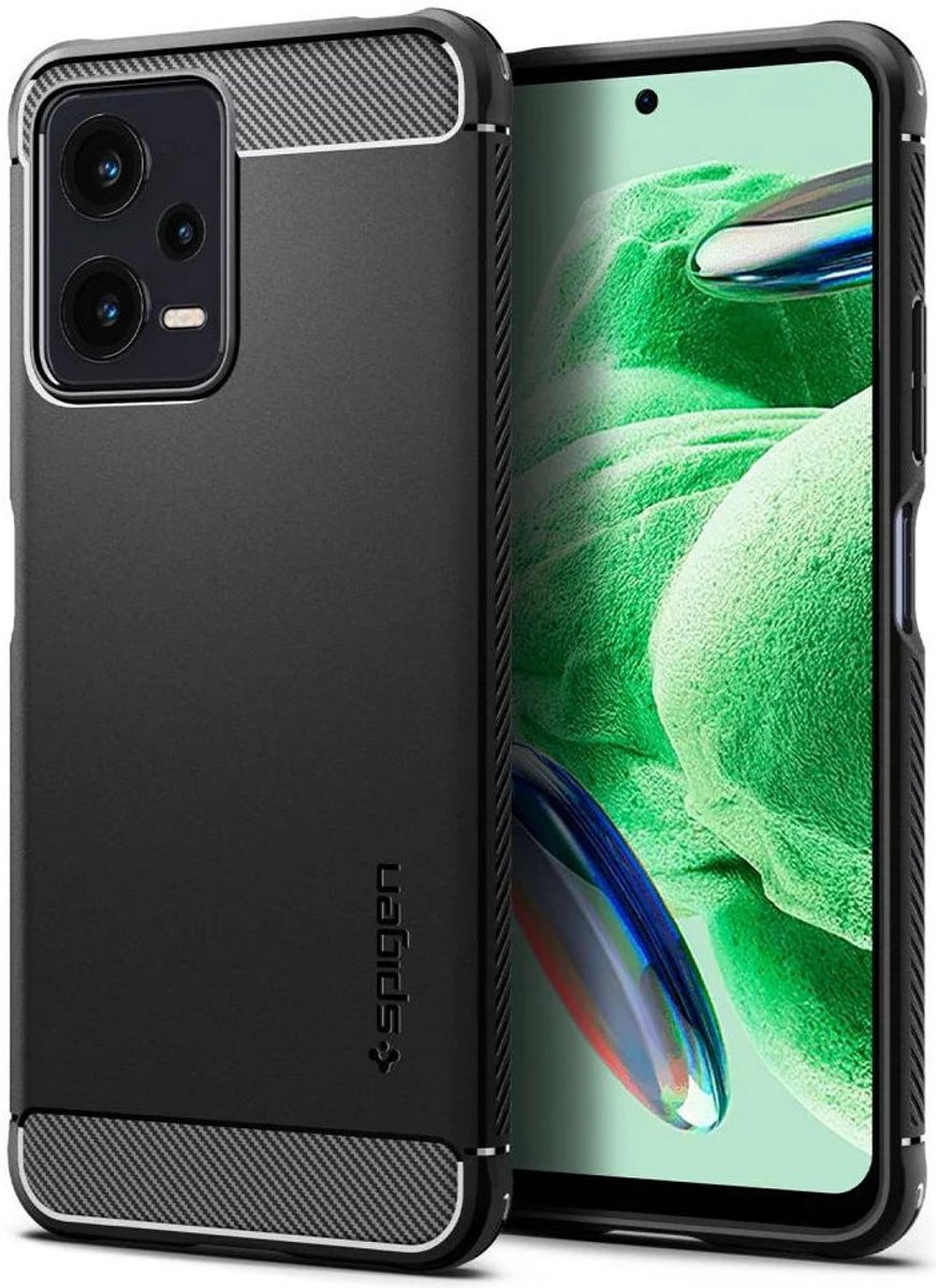 Spigen Rugged Armor - black - Xiaomi Redmi Note 12 5G/ POCO X5 5G