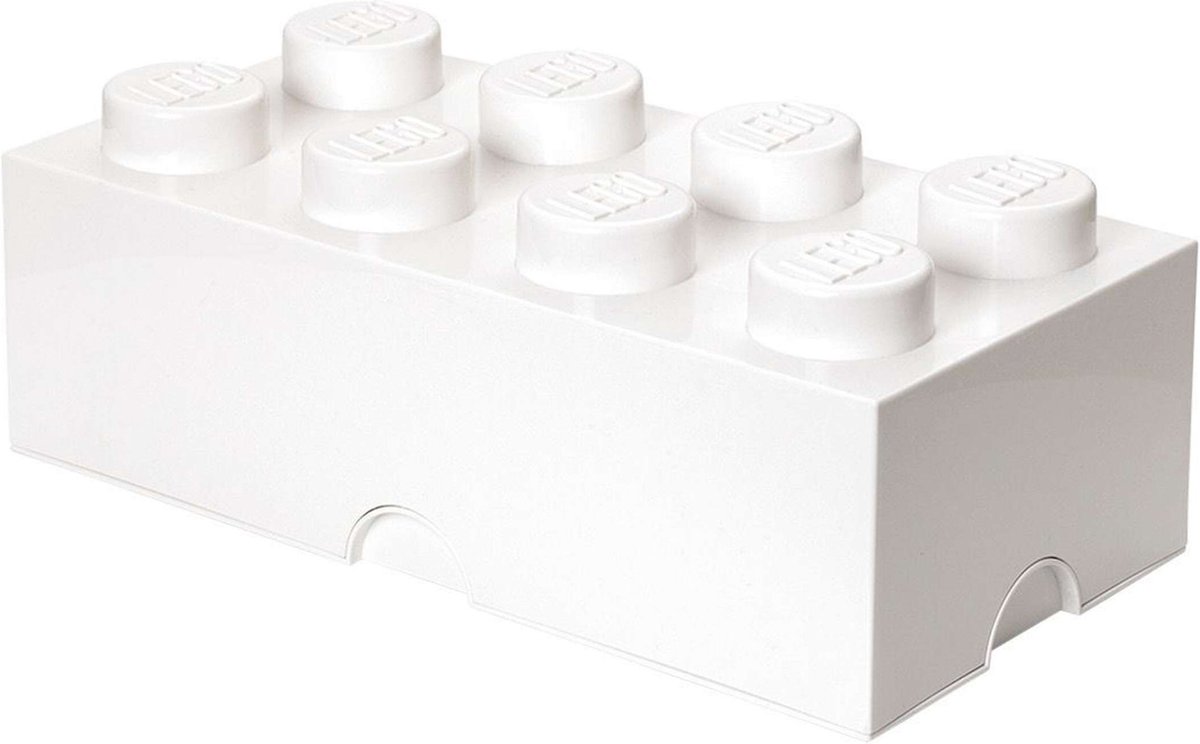 LEGO opbevaringskasse 8, hvid
