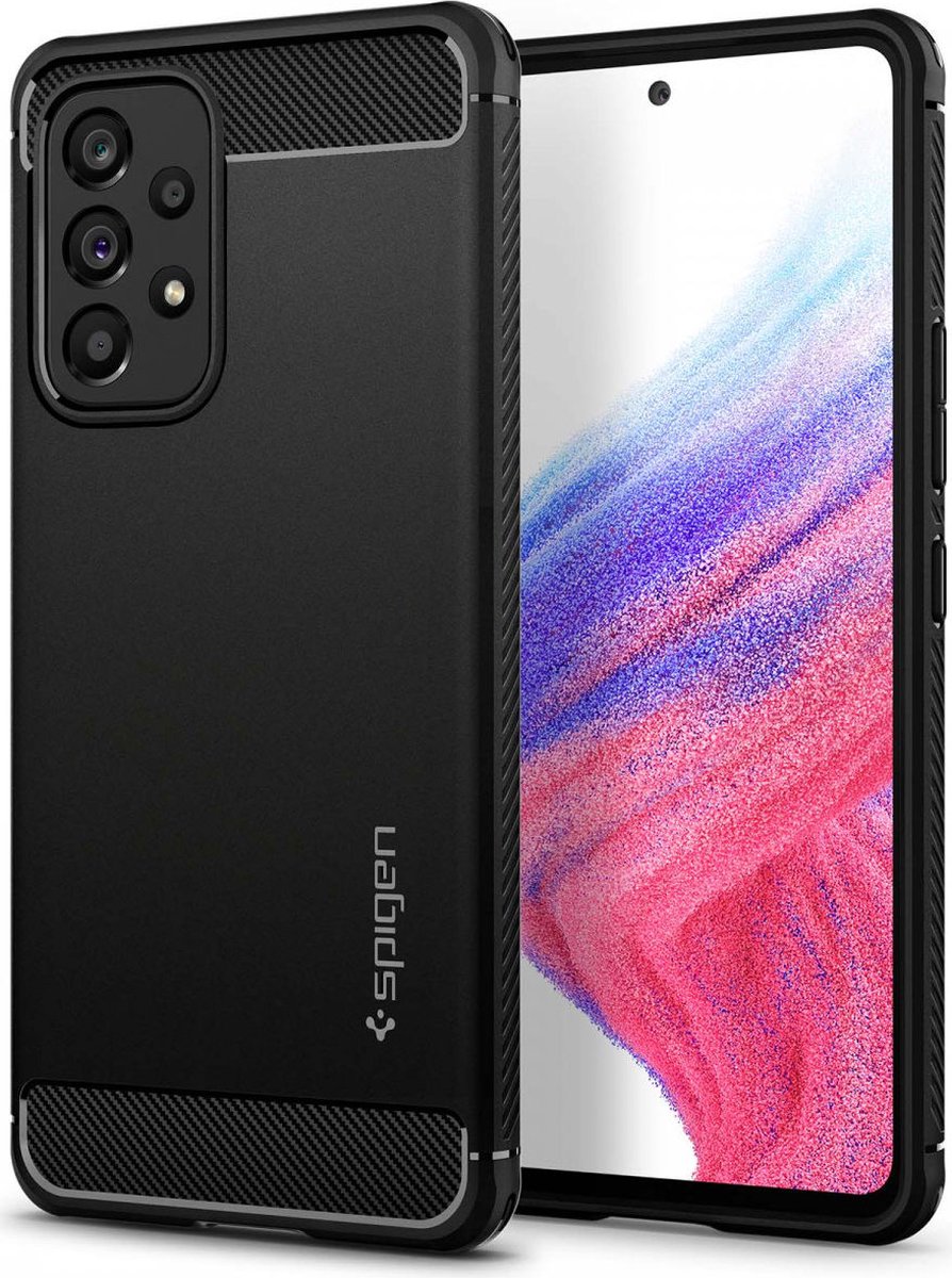 Spigen Rugged Armor - black - Samsung Galaxy A53 5G