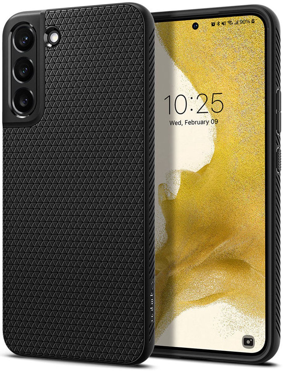 Spigen Liquid Air - matte black - Samsung Galaxy S22