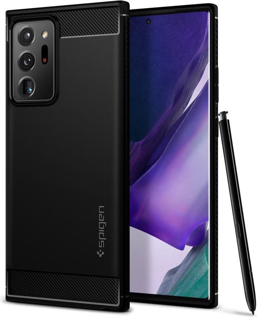 Spigen Rugged Armor - black - Samsung Galaxy Note20 Ultra