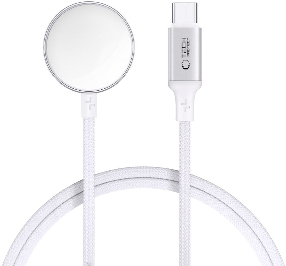 Tech-Protect UltraBoost USB-C Inductive Charger for Apple Watch 1m - White