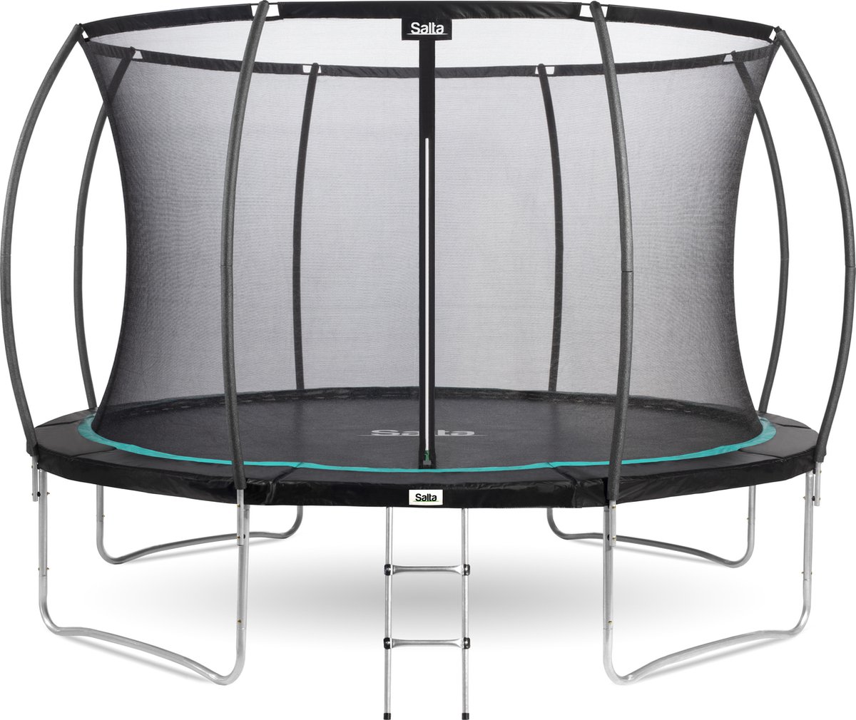 Salta Trampolin Cosmos Ø366 cm, sort inkl. stige og sikkerhedsnet