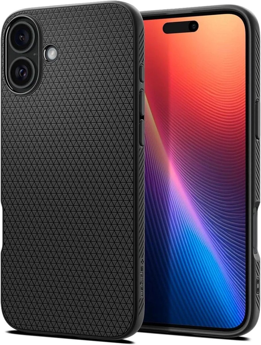 Spigen Liquid Air - matte black - iPhone 16