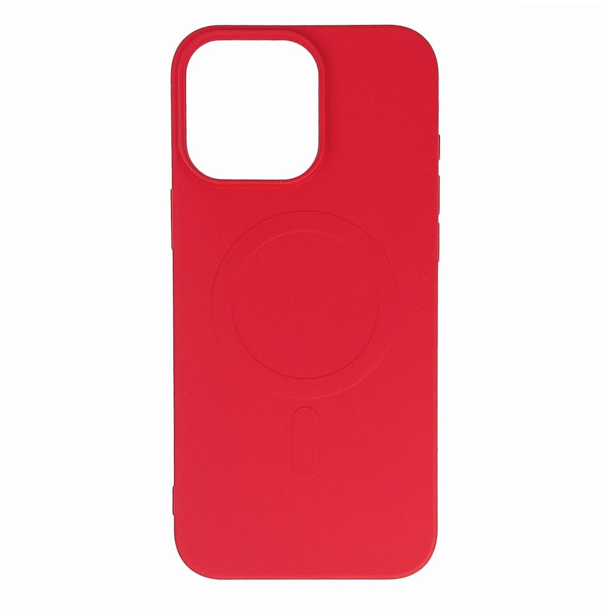 Hurtel Liquid Silicone Case MagSafe for iPhone 16 Pro Max - Red