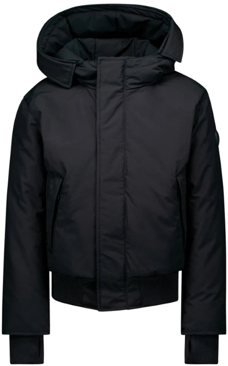 Bomber Jacke Kinder True Black 16