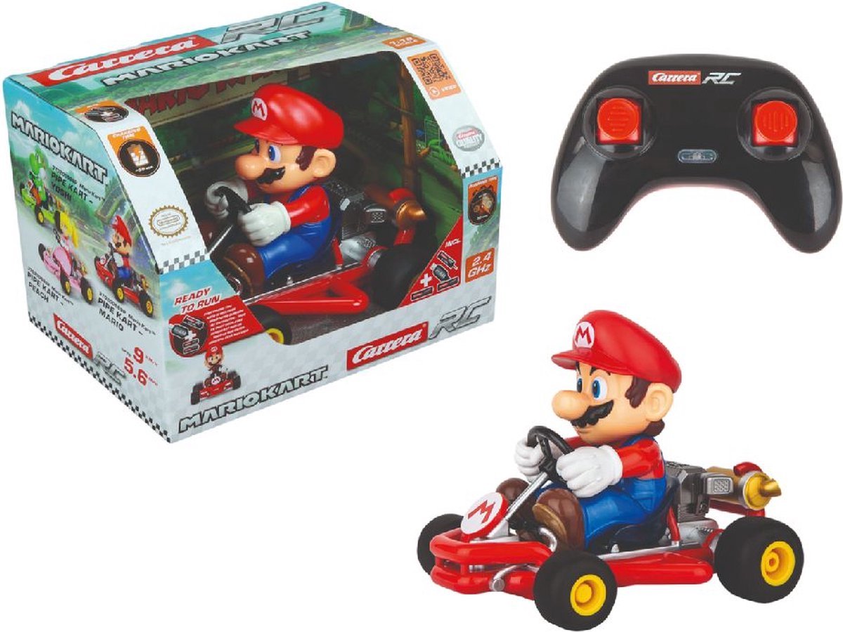 Carrera RC Super Mario Pipe Kart Mario Remote Control Car