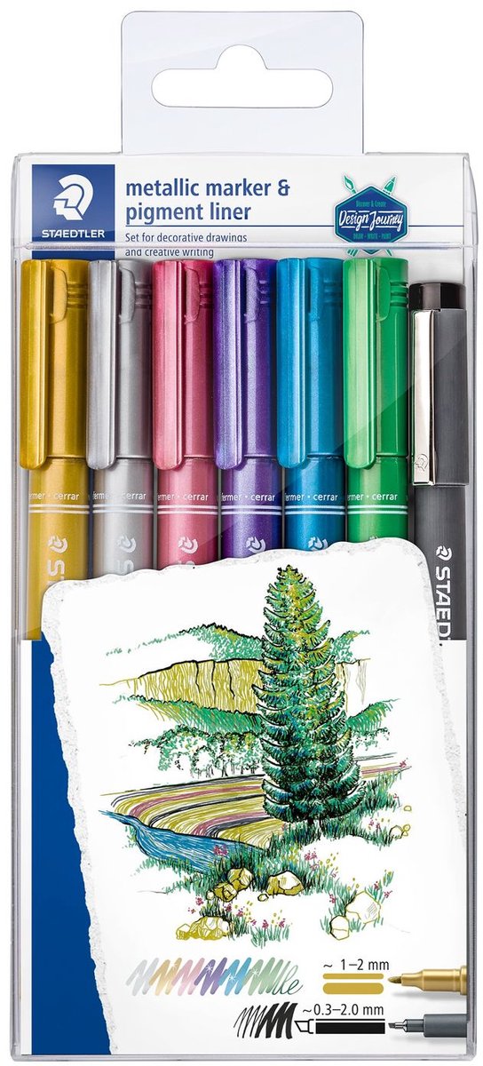 Staedtler STAEDTLER Metallicpen 6+1