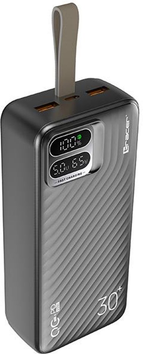 Tracer BLAZE power bank - Li-pol - 2 x USB USB-C - 65 Watt - 30 Wh