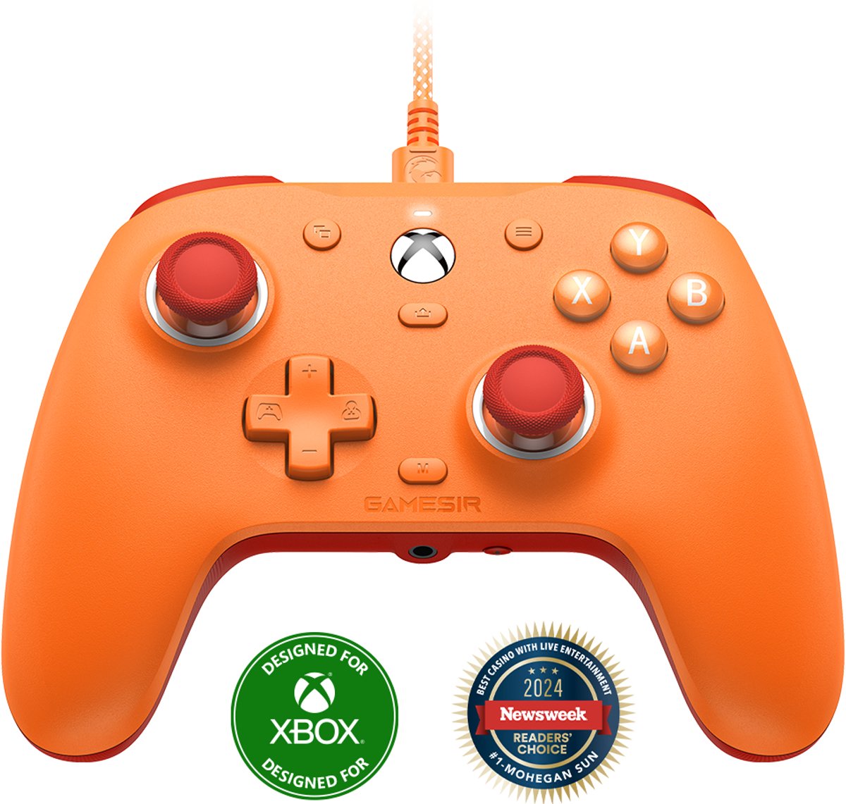 GameSir G7 SE Xbox Wired Controller - Vibrant Orange - Wired Controller - Microsoft Xbox One