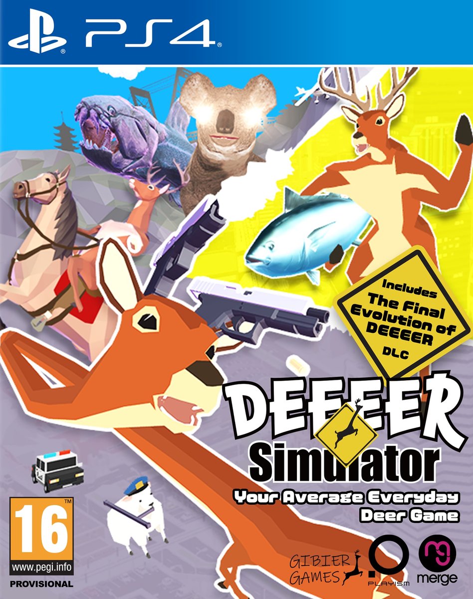 DEEEER Simulator: Your Average Everyday Deer Game - Sony PlayStation 4 - Action/Adventure