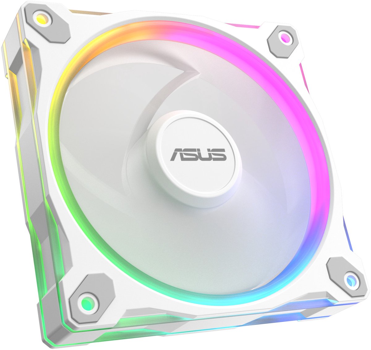 ASUS Prime MR120 Fan ARGB Reverse White - Hvid med RGB LED lys