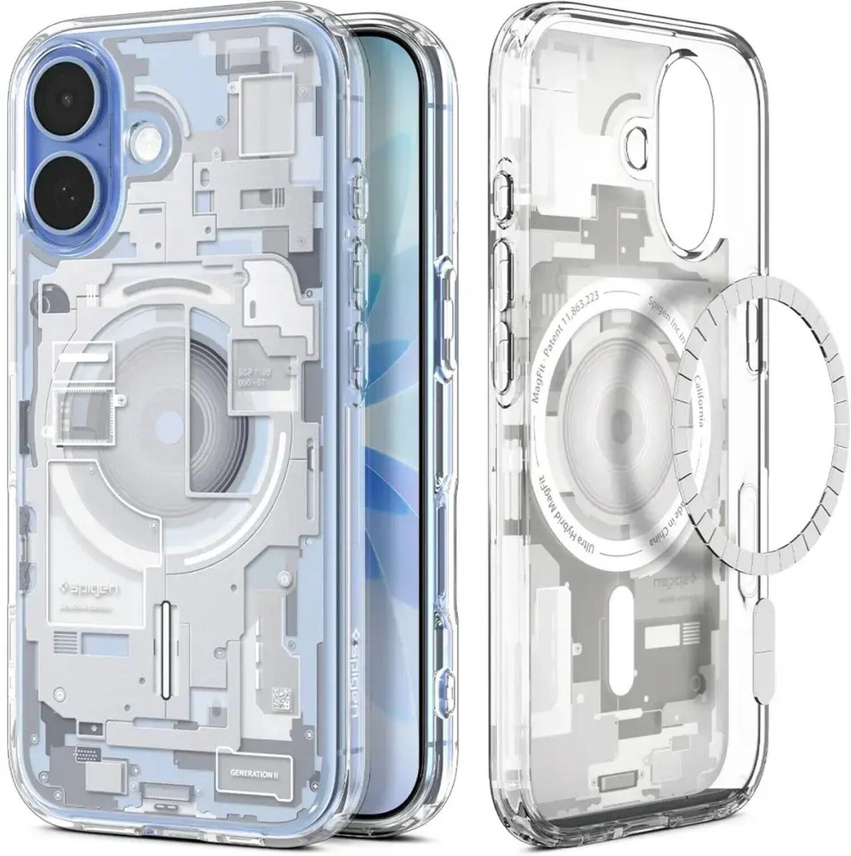 Spigen Ultra Hybrid MagSafe - zero one white - iPhone 17