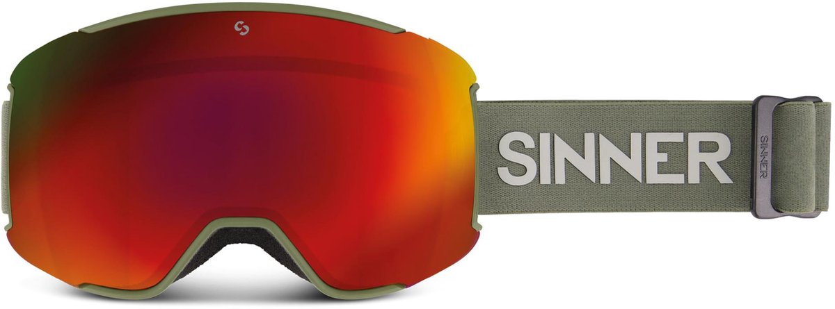 Snowflake Skibrille Matte Moss Green
