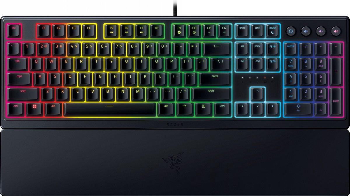 Razer Ornata V3 - US - Gaming Tastatur - Amerikansk engelsk - Sort