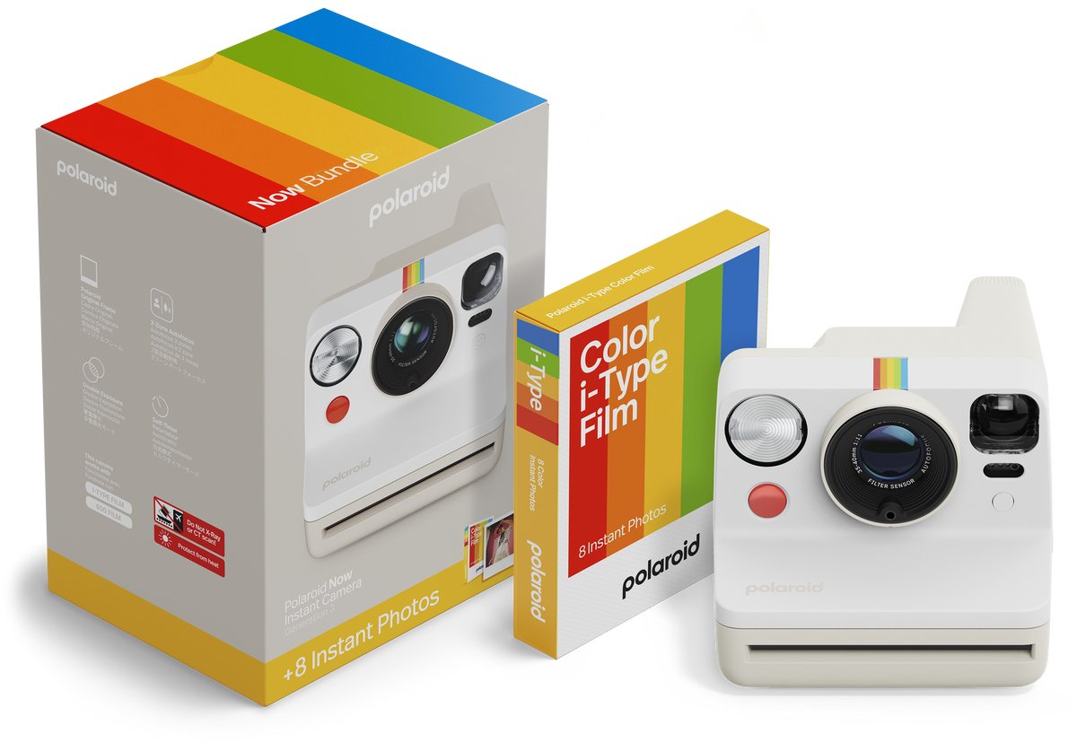Polaroid Now Gen 3 Everything Box - Pebble White