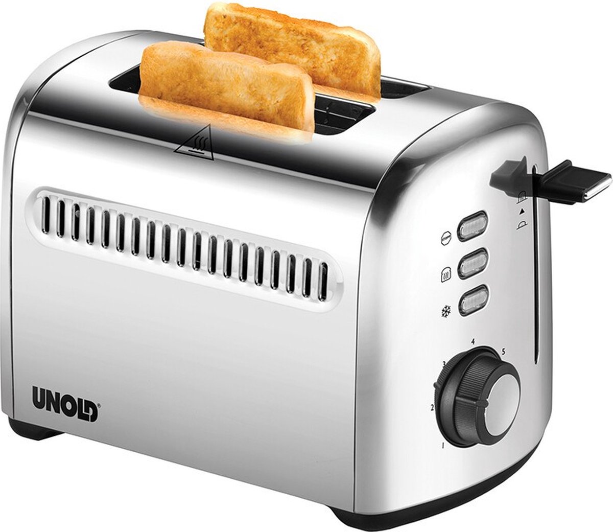 Unold Brødrister 38326 Retro - toaster - stainless steel