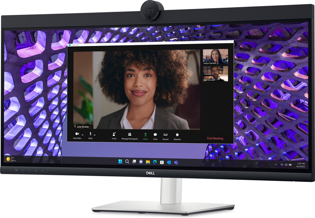 34" Dell P3424WEB - 3440x1440 (UWQHD) - 60Hz - IPS - 90W USB-C - KVM switch