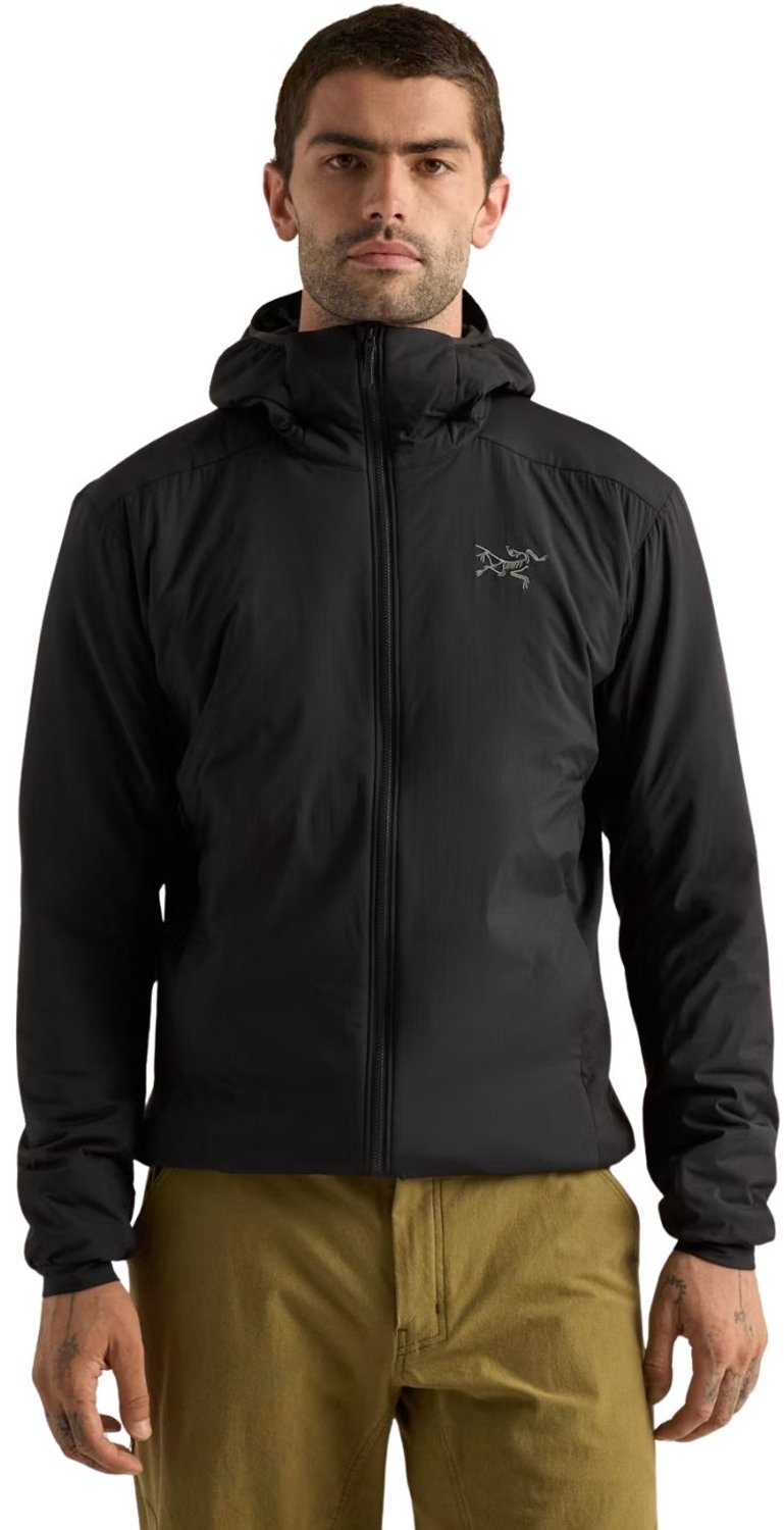 Atom Hoody Isolationsjacke Herren Black L