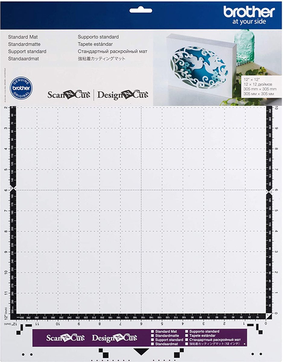 Brother Standard adhesive cutting mat 12" x 12" / 305 mm x 305mm
