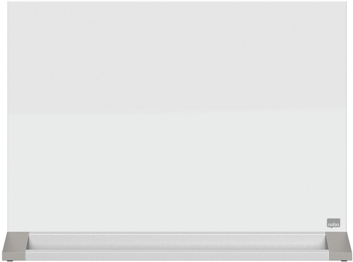 Nobo magnetisk skrivebords whiteboard med glasoverflade 585x447 mm