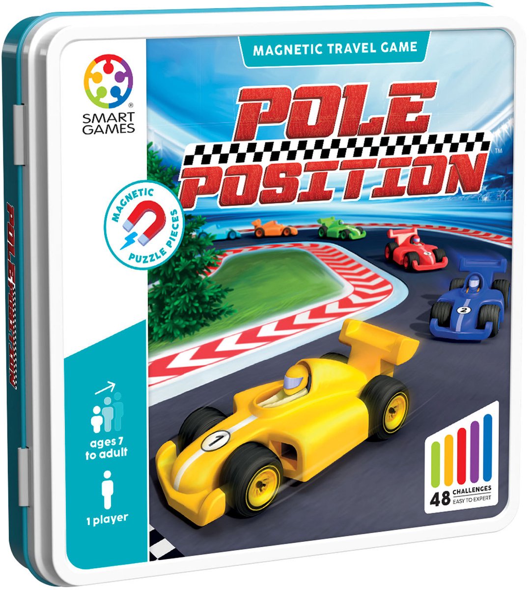 Smart Games Magnetic Travel Tin - Pole Position