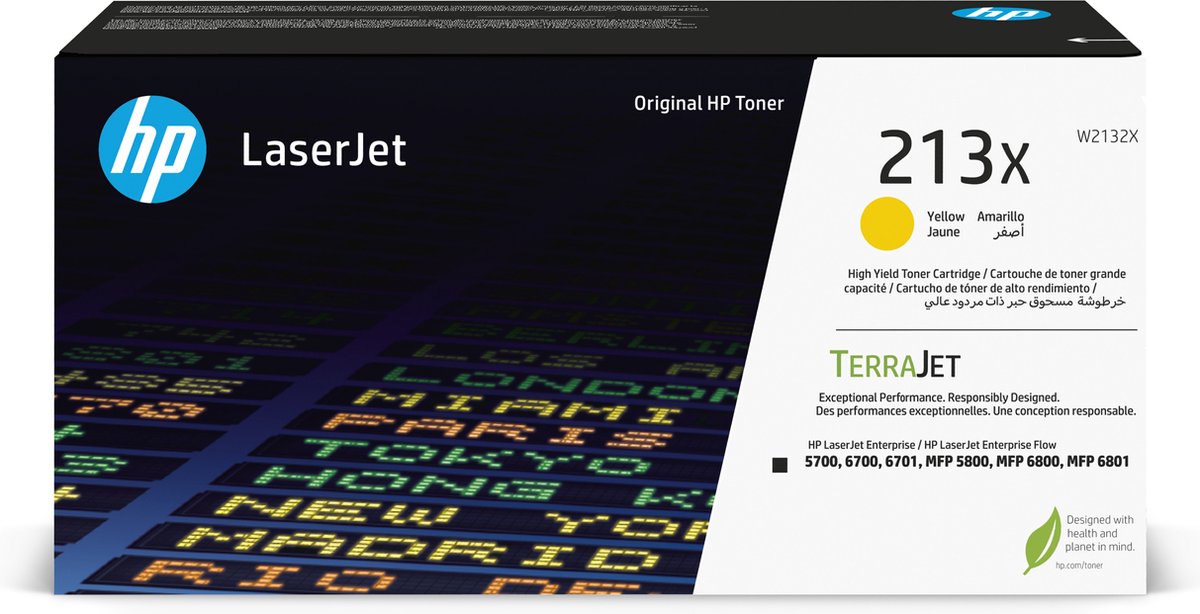 HP 213X / W2132X - Yellow Toner - High Yield