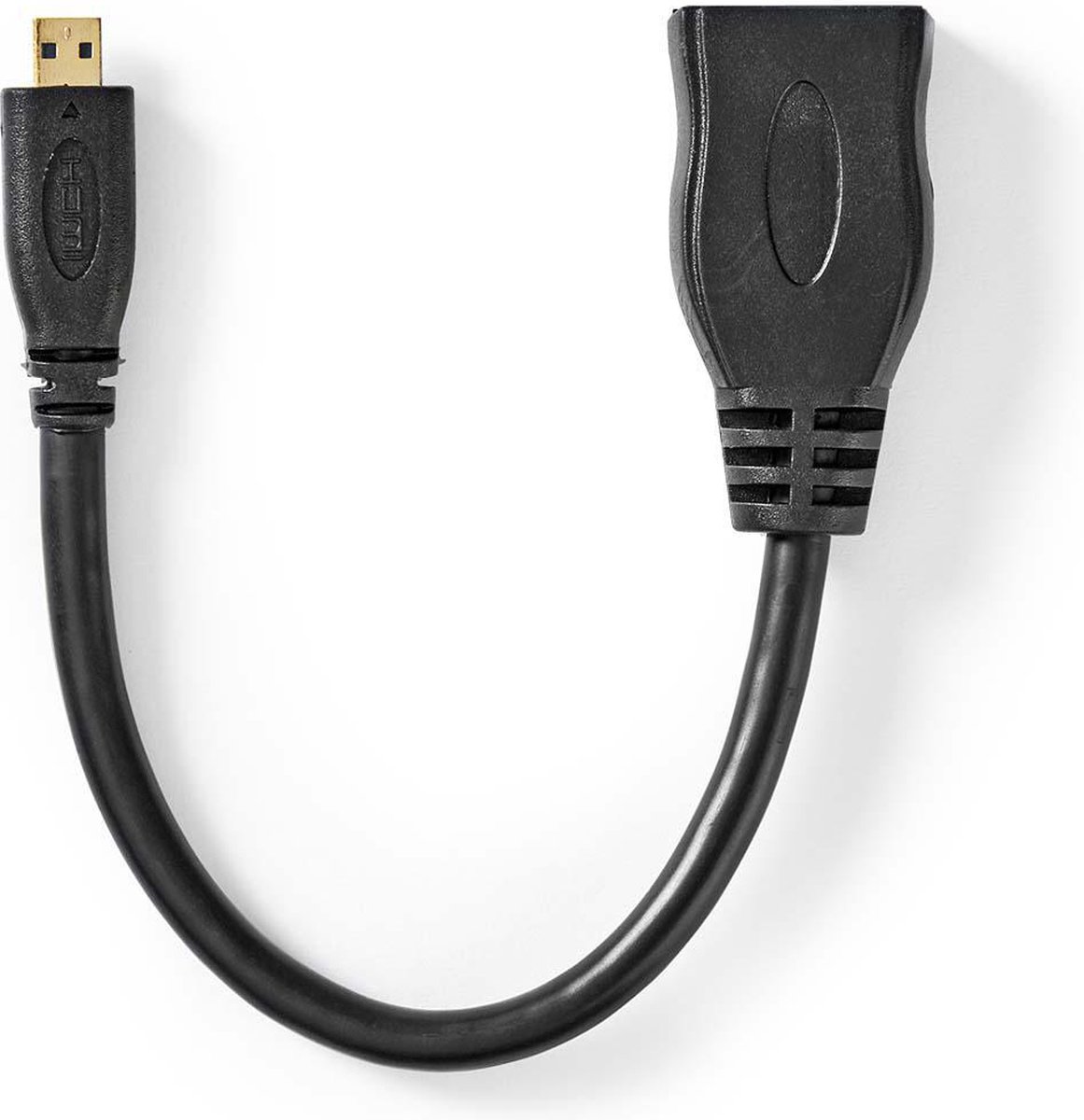 Nedis HDMI cable with Ethernet - 20 cm